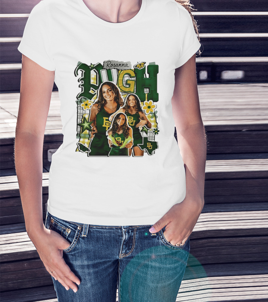 Rosanna Pugh Baylor Track And Field Team Collage T-Shirt