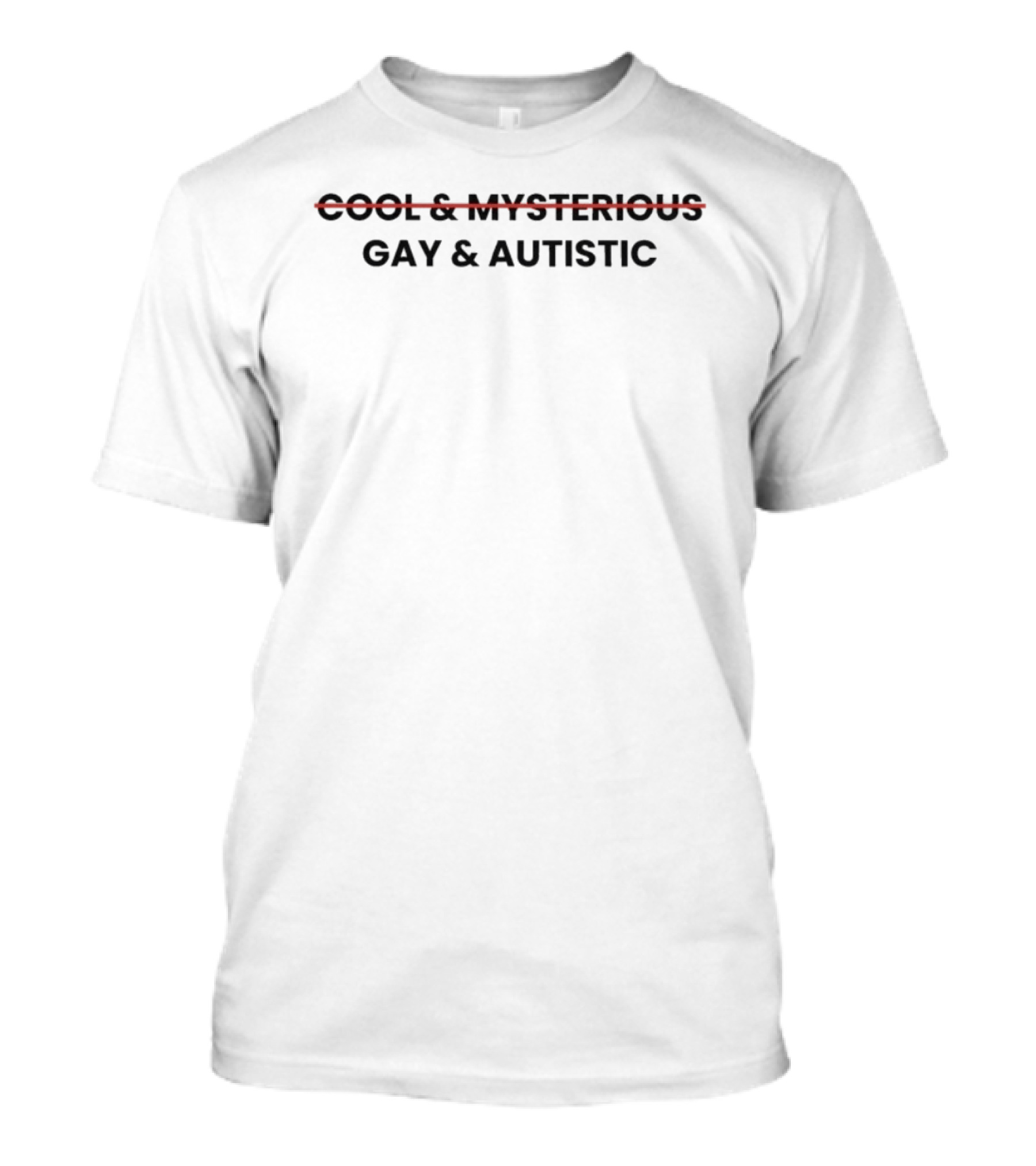 Mysterious Gay And Autistic T-Shirt