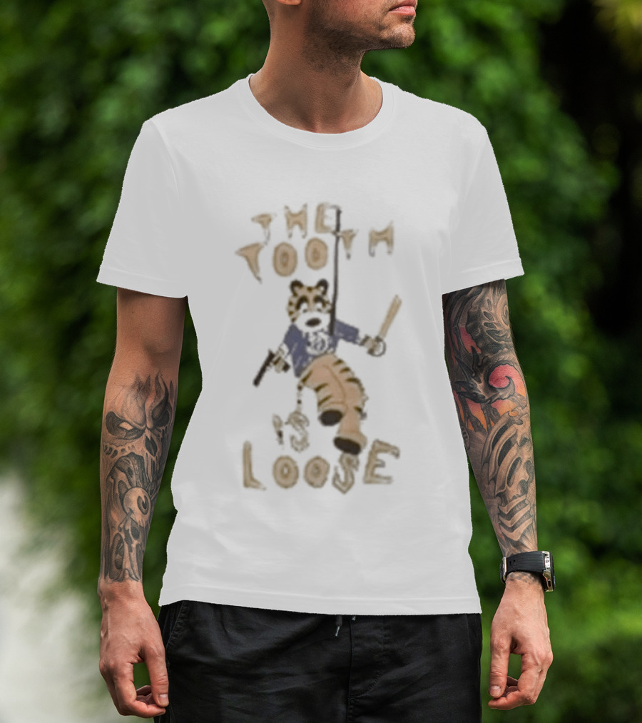 Buffalo Sabres The Tooth Is Loose Hockey Player Cartoon T-Shirt