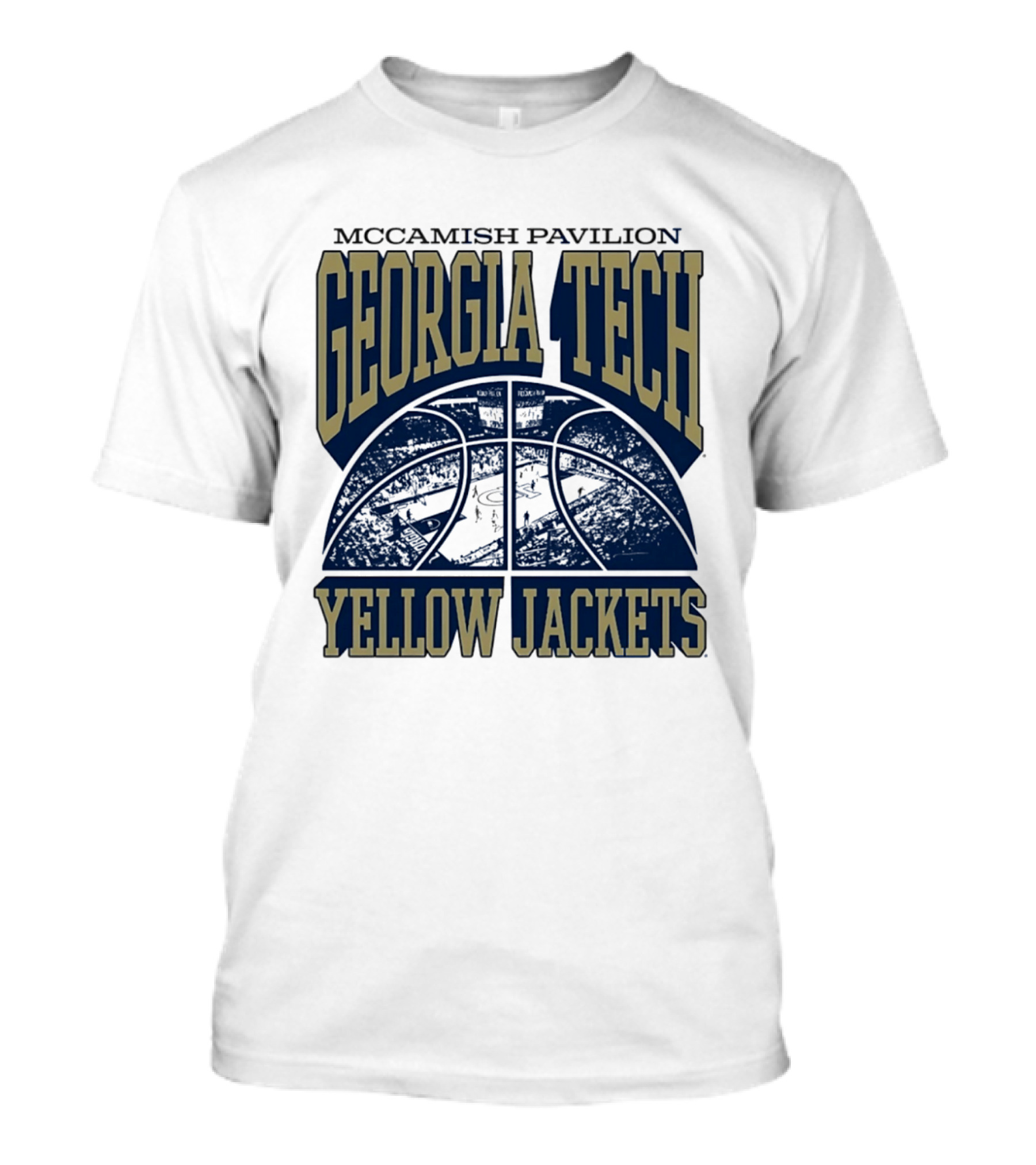 Georgia Tech Yellow Jackets Basketball McCamish Pavilion Georgia Tech Yellow Jackets T-Shirt