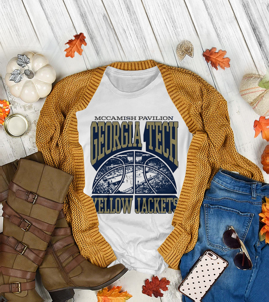 Georgia Tech Yellow Jackets Basketball McCamish Pavilion Georgia Tech Yellow Jackets T-Shirt