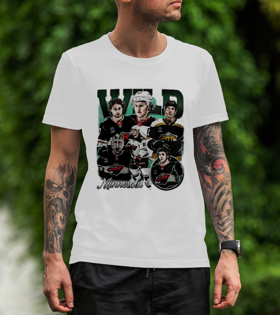 Minnesota Wild Hockey Team Players T-Shirt