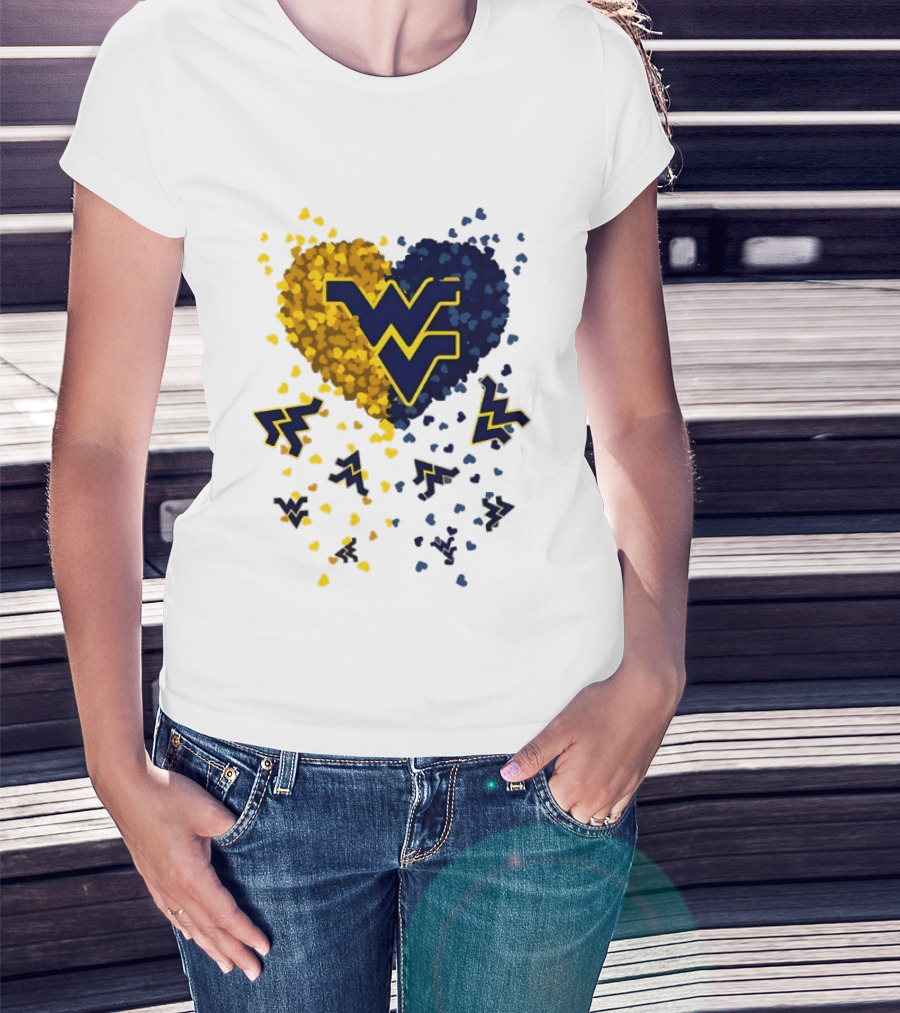 Heart Of West Virginia Mountaineers WV Football 2026 T-Shirt