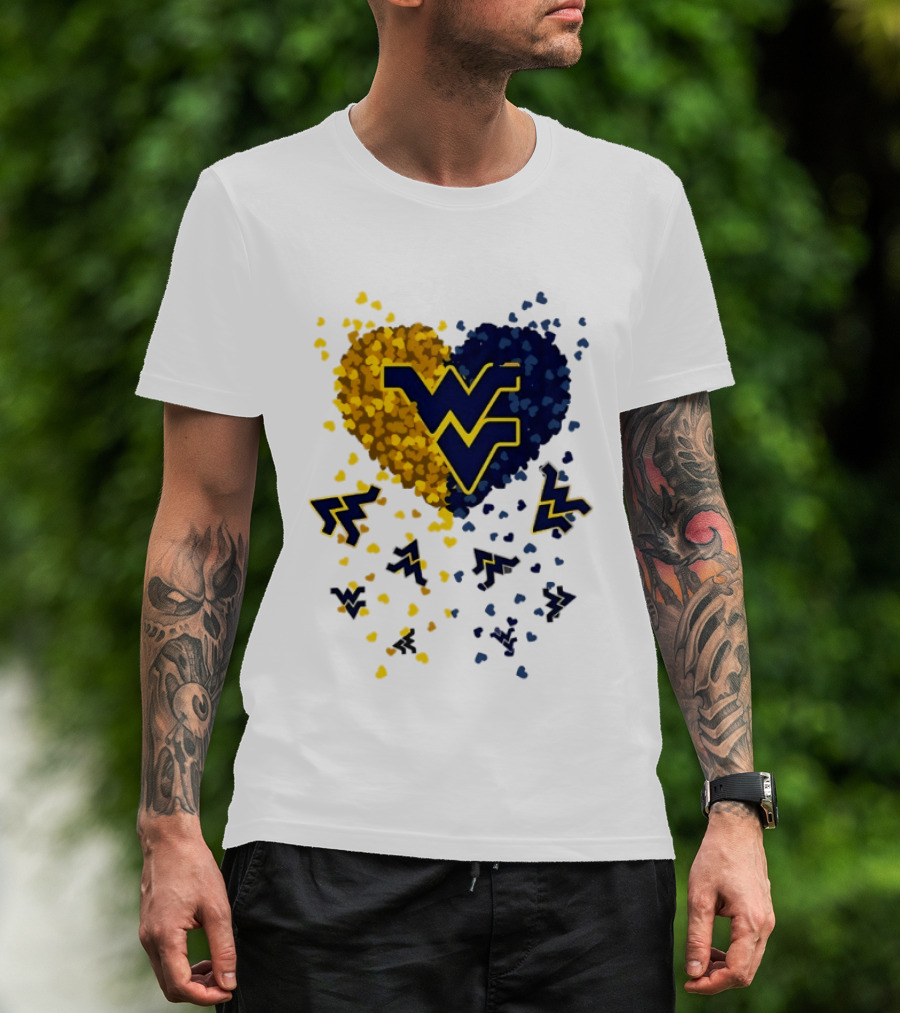 Heart Of West Virginia Mountaineers WV Football 2026 T-Shirt