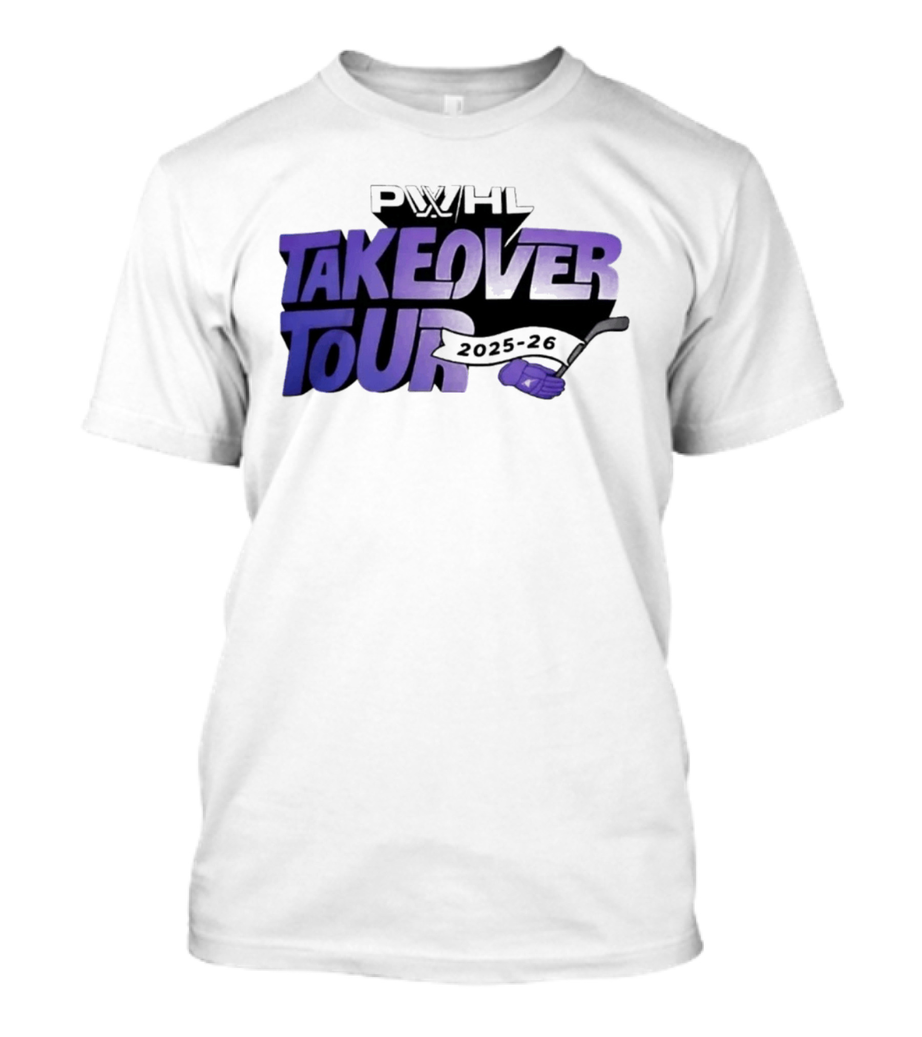 PWHL Takeover Tour 2025 26 Hockey Sideline Royalty T-Shirt