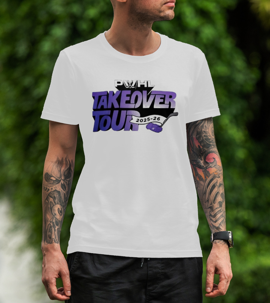 PWHL Takeover Tour 2025 26 Hockey Sideline Royalty T-Shirt