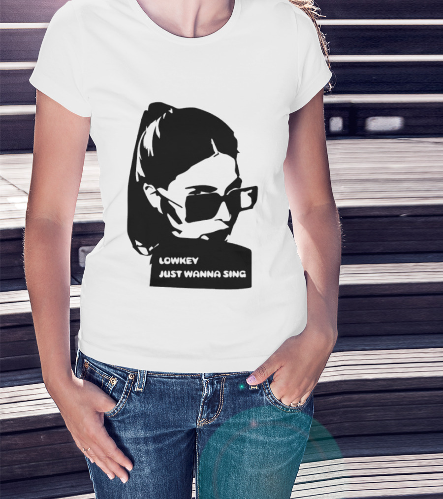 Lowkey Just Wanna Sing X Sophie Rey Sunglasses Girl T-Shirt