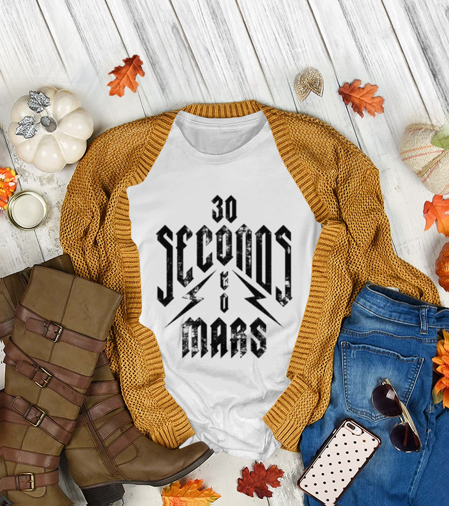 30 Seconds to Mars Lightning Bolt T-Shirt