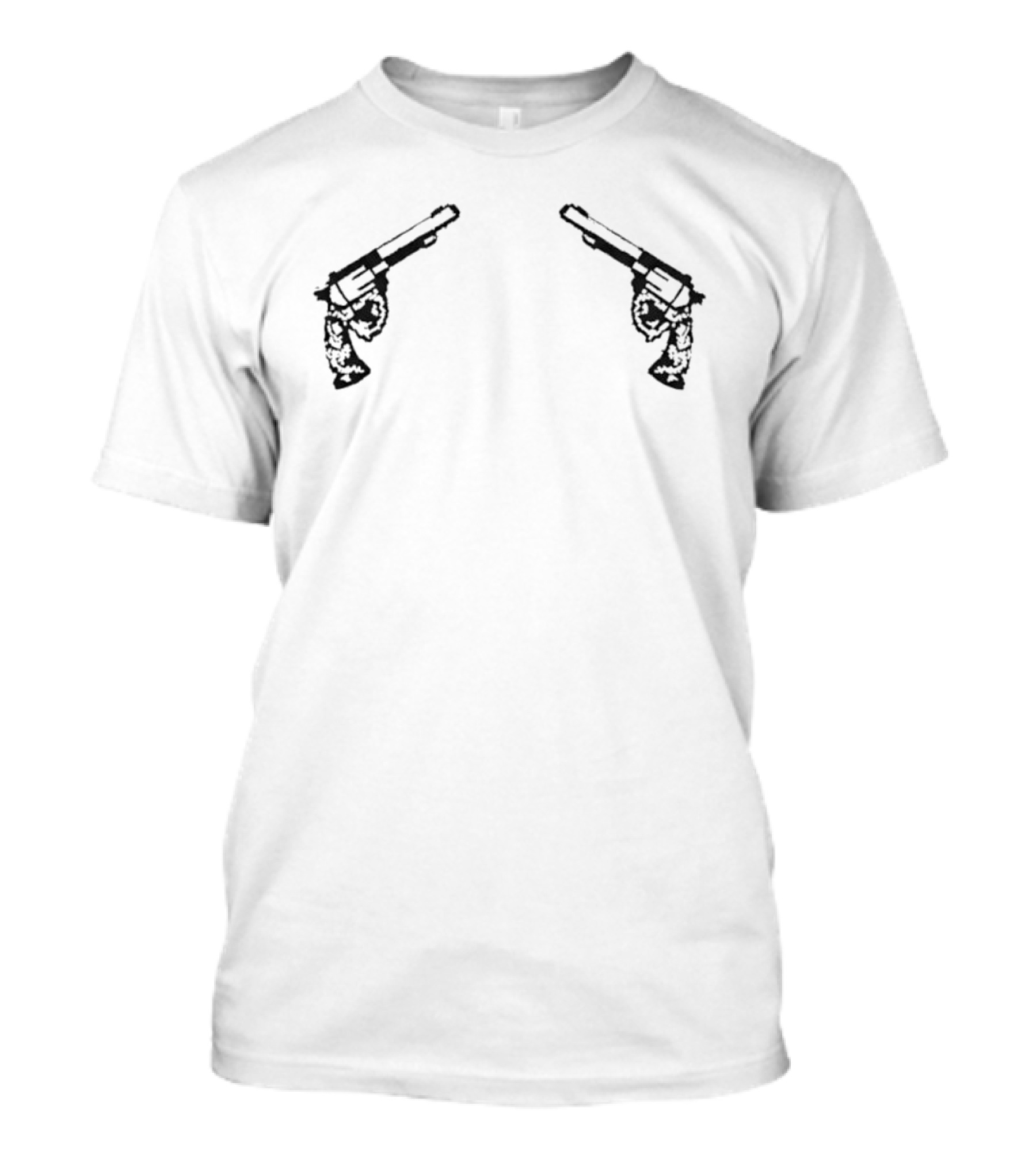 Conor McGregor Machine Gun Motif 2026 Dual Revolvers T-Shirt