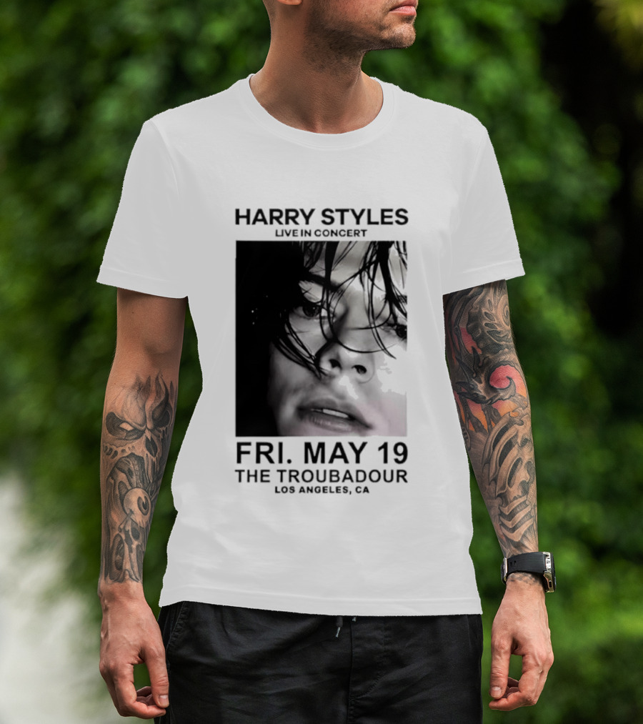 Harry Styles Live In Concert Fri May 19 The Troubadour Los Angeles 2026 T-Shirt