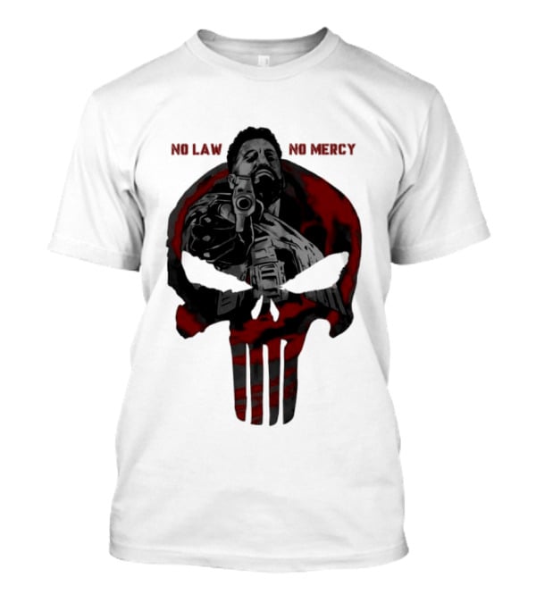 No Law No Mercy Skull Of Terror The Punisher Marvel Universal T-Shirt