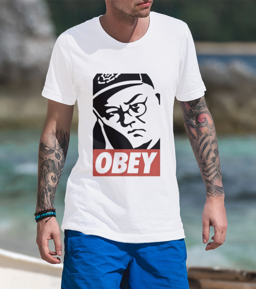 Obey Giant Face Shepard Fairey Street T-Shirt