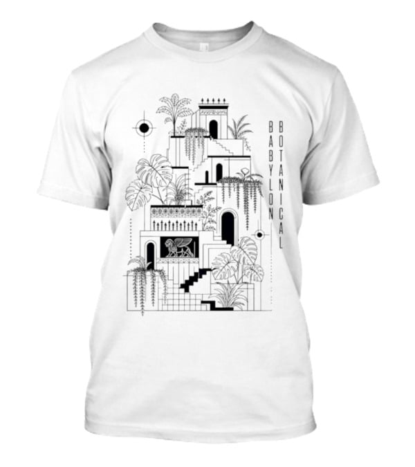 Babylon Botanical Hanging Gardens Vintage Line T-Shirt