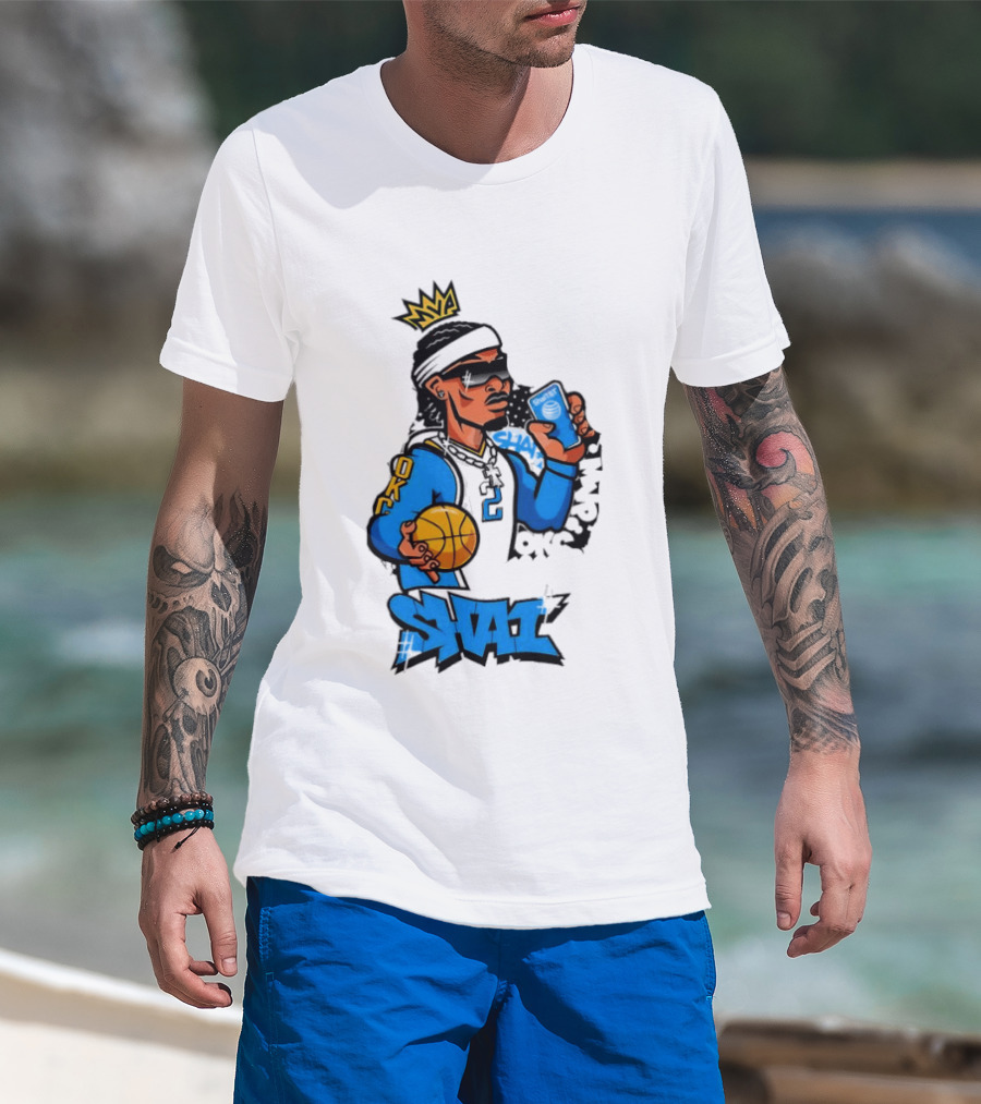 Shai Gilgeous Alexander OKC Crown Basketball Graphic SGA T-Shirt