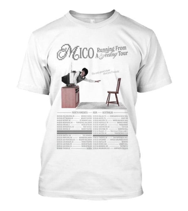 MICO World Tour 2026 Running Event A Floating Voyage Dates And Locations T-Shirt