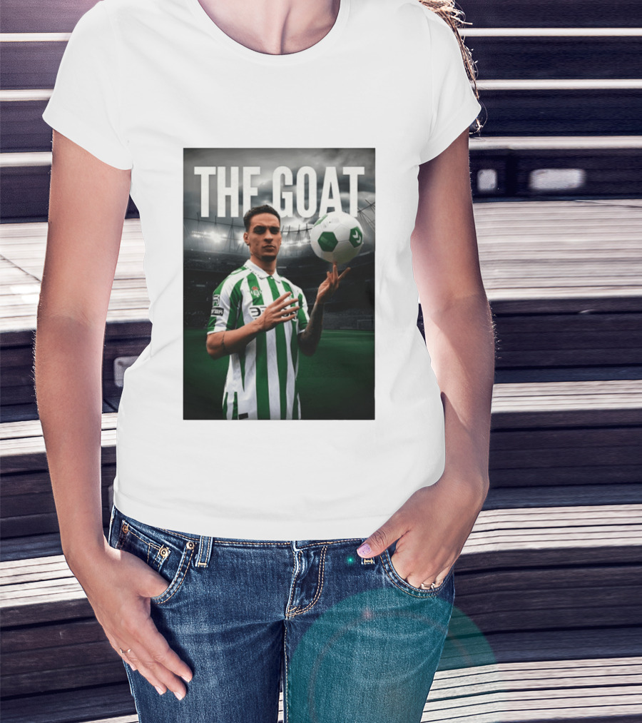 Antony Real Betis FC The Goat Soccer 2026 T-Shirt