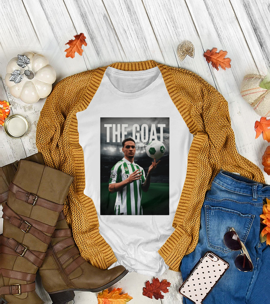 Antony Real Betis FC The Goat Soccer 2026 T-Shirt