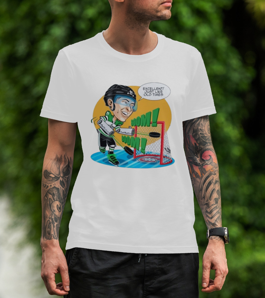 Jason Robertson Boom Excellent Just Like Old Times Hockey Goal T-Shirt