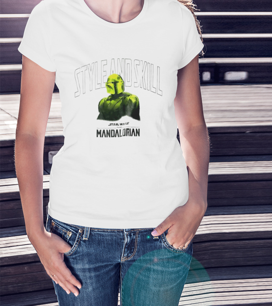 Star Wars The Mandalorian Style And Skill T-Shirt