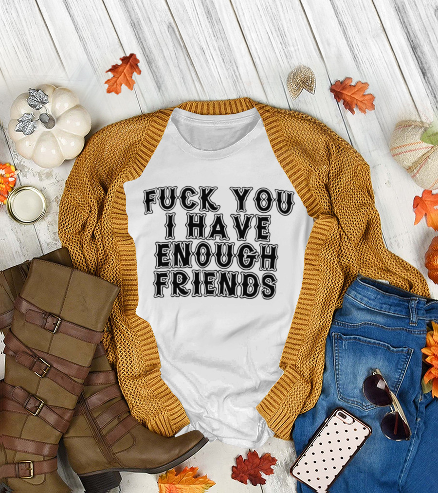 Fuck You I Have Enough Friends T-Shirt