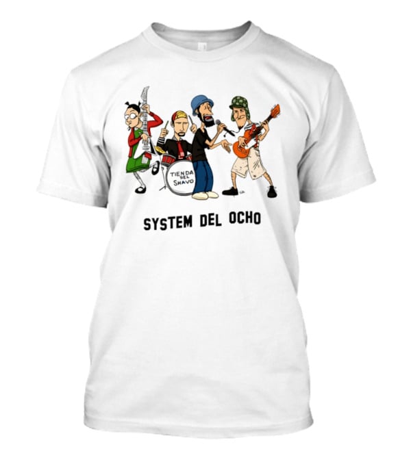 System Of A Down Tienda Shavo System Del Ocho Characters T-Shirt