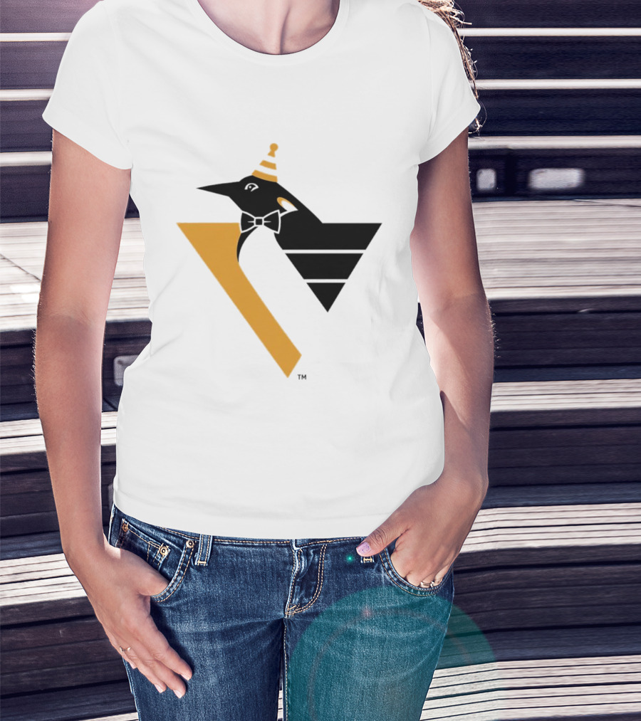 Pittsburgh Penguins Happy Birthday RoboPenguin NHL Party T-Shirt