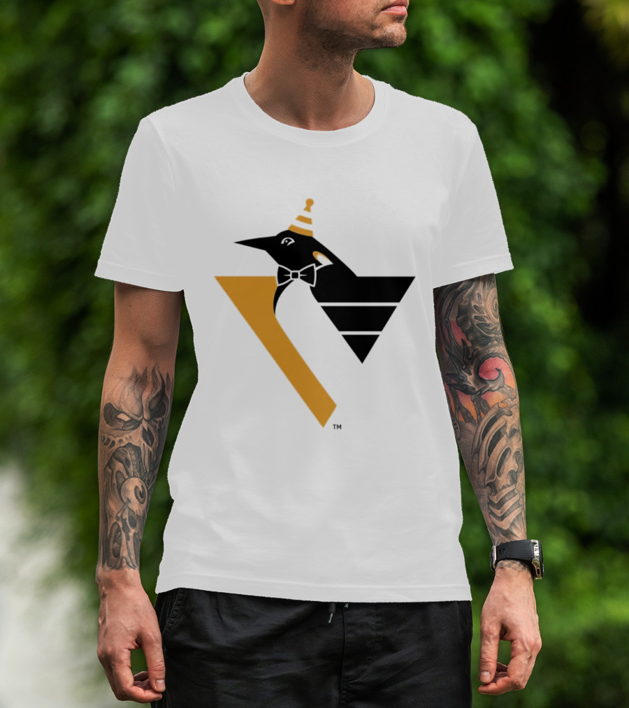 Pittsburgh Penguins Happy Birthday RoboPenguin NHL Party T-Shirt