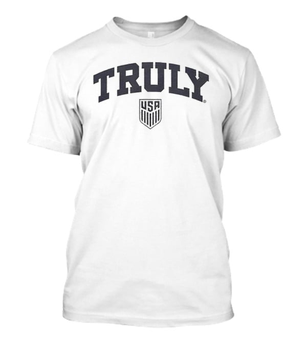 Truly U.S. Soccer Emblem F&B Two Sided T-Shirt