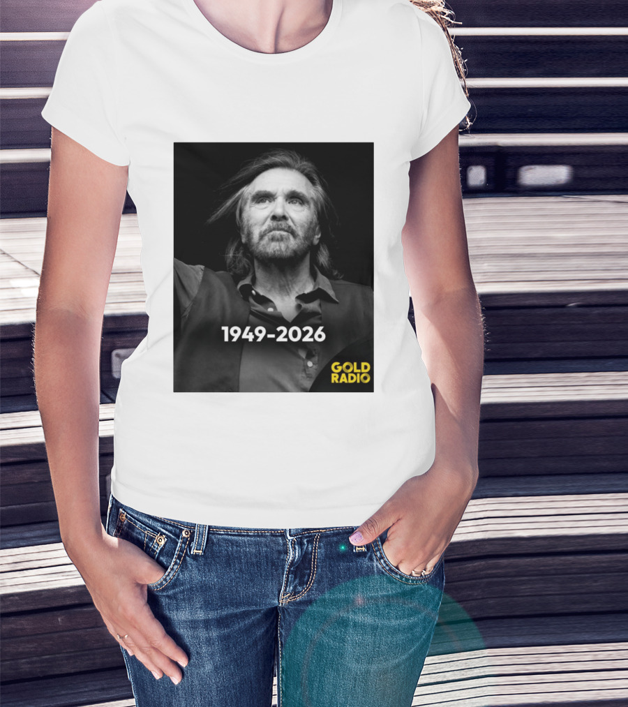 Dr Hook Singer Dennis Locorriere 1949 2026 Gold Radio T-Shirt
