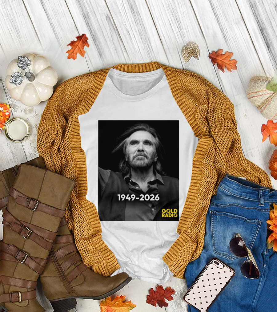 Dr Hook Singer Dennis Locorriere 1949 2026 Gold Radio T-Shirt
