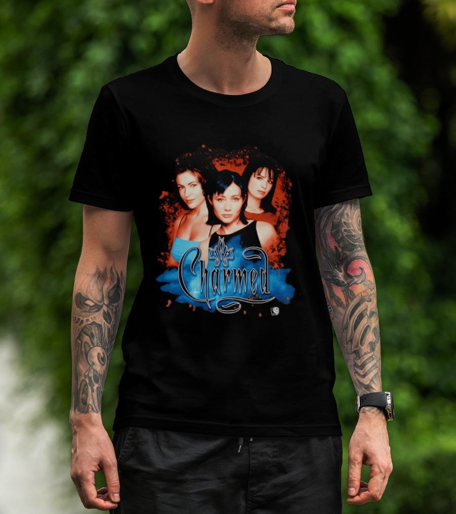 Charmed 1998 Prue Piper Phoebe Iconic Magic Sisters T-Shirt