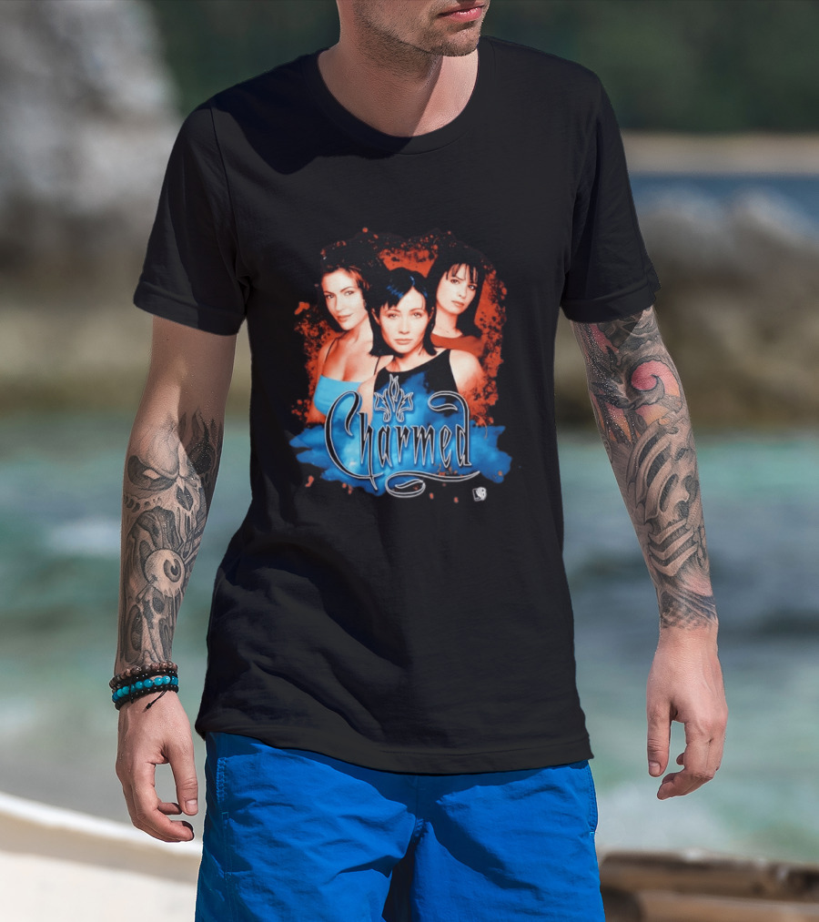 Charmed 1998 Prue Piper Phoebe Iconic Magic Sisters T-Shirt