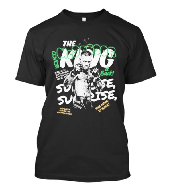 The Notorious Conor McGregor The Champ Sunrise Surprise Boxing Legacy T-Shirt