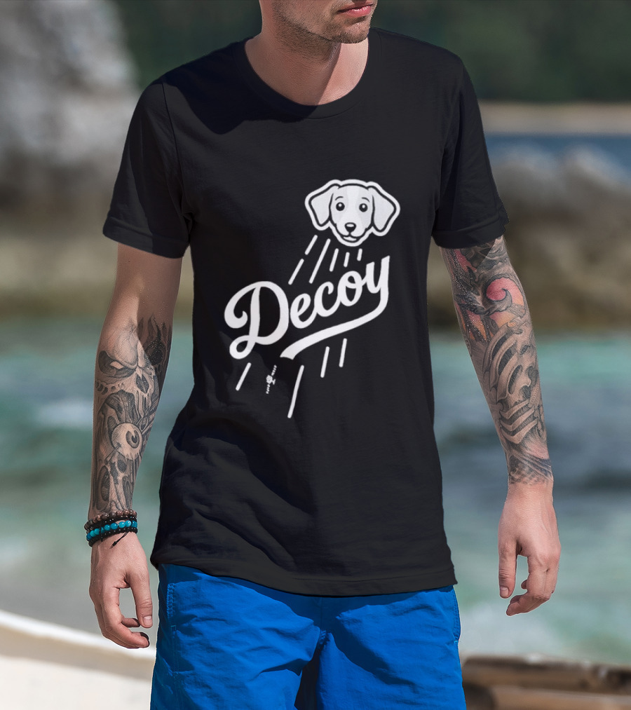 Decoy Shohei Ohtani Los Angeles Dodgers Dog T-Shirt