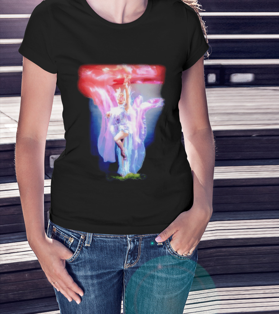 Diwata Ng Karagatan Let Them Eat Cape Enchanted Ocean Goddess Floating Fantasy T-Shirt