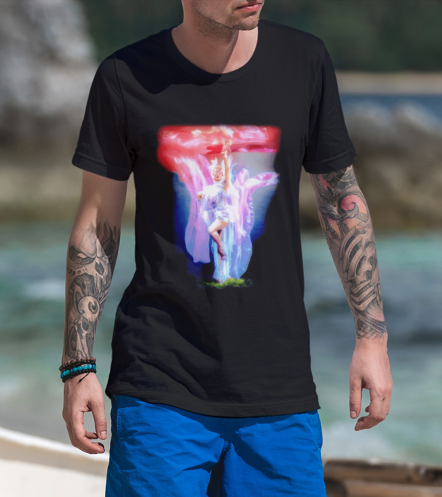 Diwata Ng Karagatan Let Them Eat Cape Enchanted Ocean Goddess Floating Fantasy T-Shirt