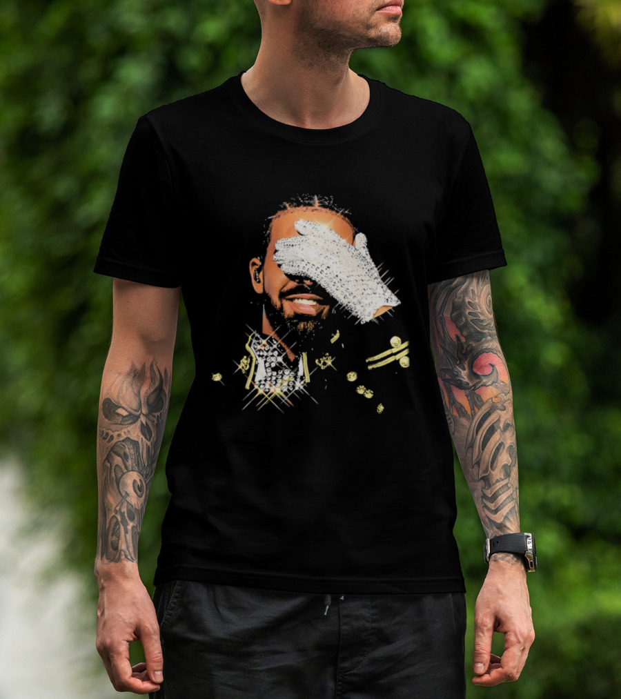 Drake Iceman Pay Tribute To Michael Jackson Glitter Glove Iconic Gesture T-Shirt