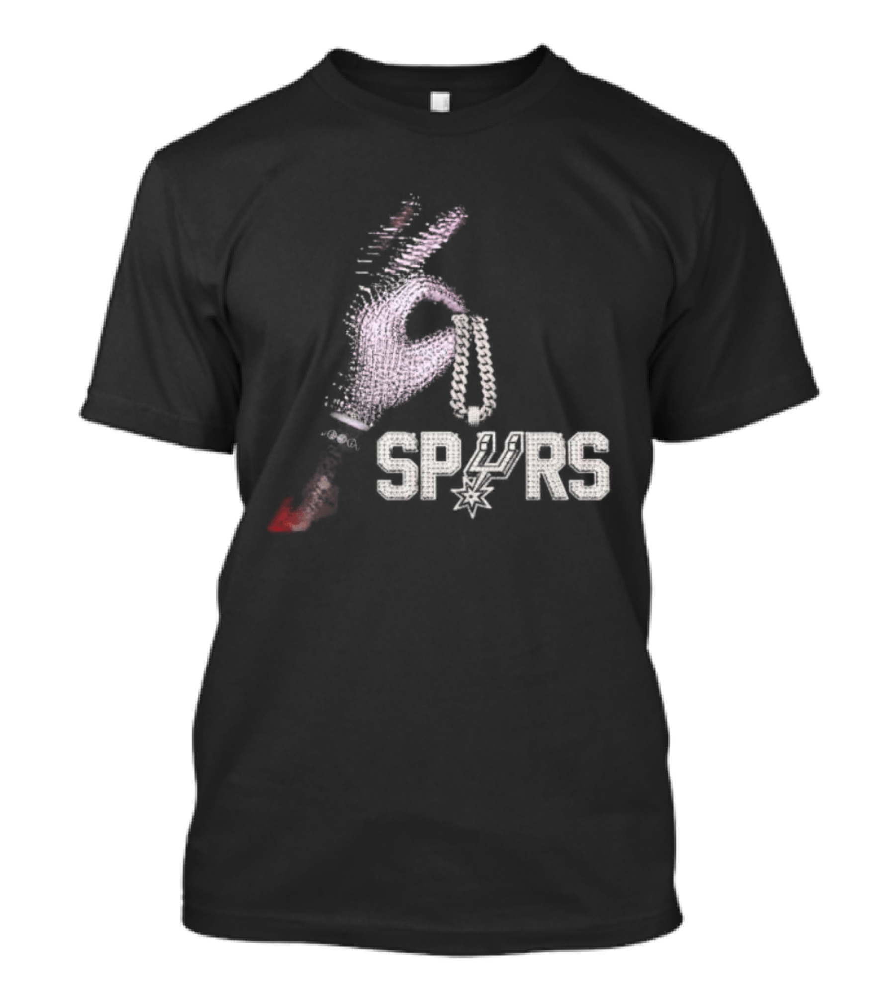 Drake Iceman Spurs Diamond Hand San Antonio Spurs T-Shirt