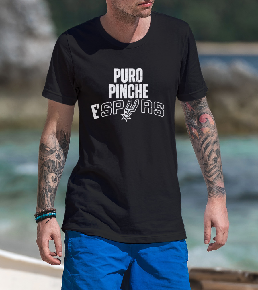 Puro Pinche E'Spurs San Antonio Spurs Basketball NBA 2026 T-Shirt