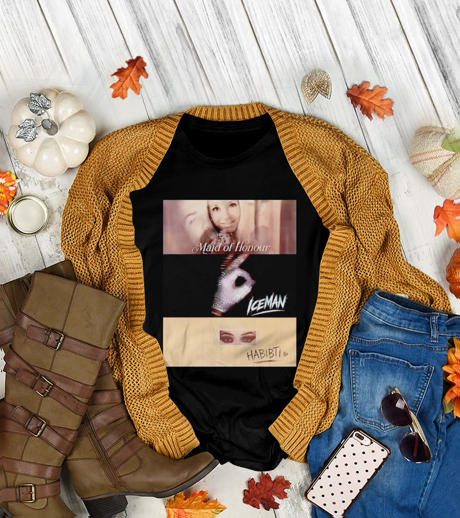 Maid of Honour Iceman Habibti Mashup with Glove and Portraits T-Shirt