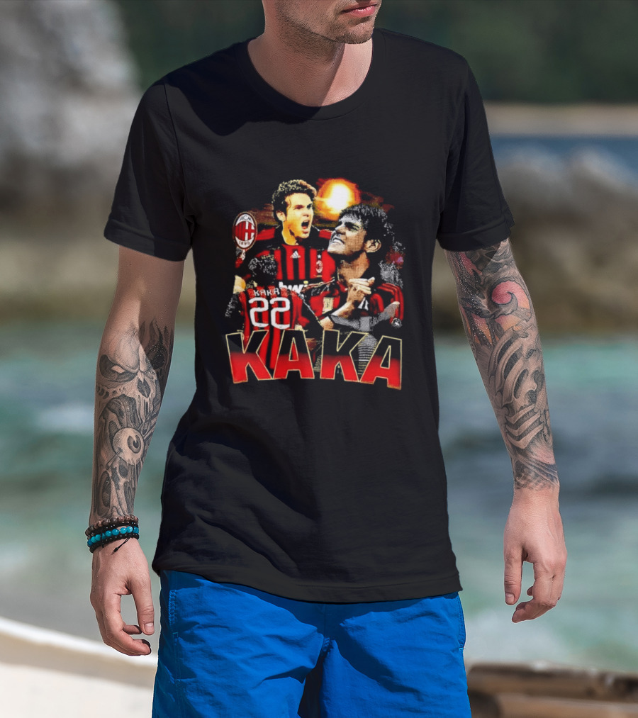 Kaká 22 AC Milan Soccer Icon Celebration 1899 T-Shirt