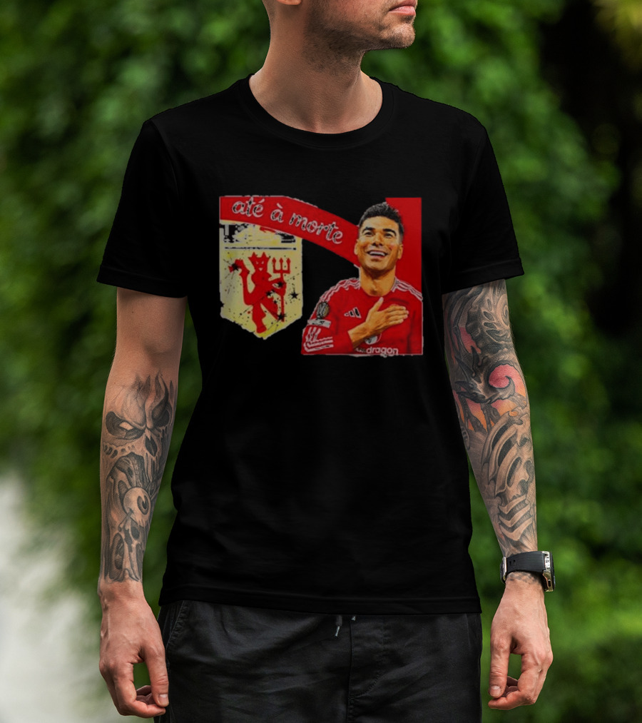 Manchester United Até à Morte Casemiro T-Shirt