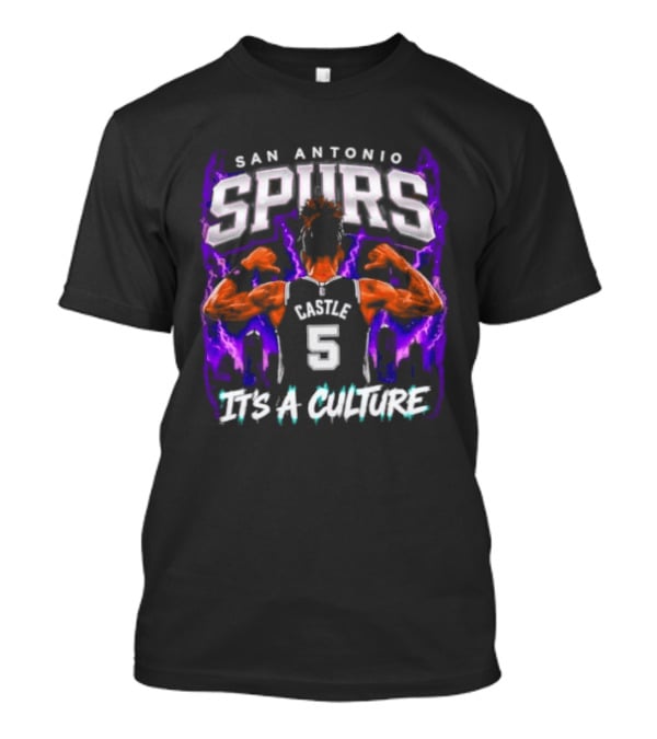 San Antonio Spurs Castle 5 It's A Culture T-Shirt