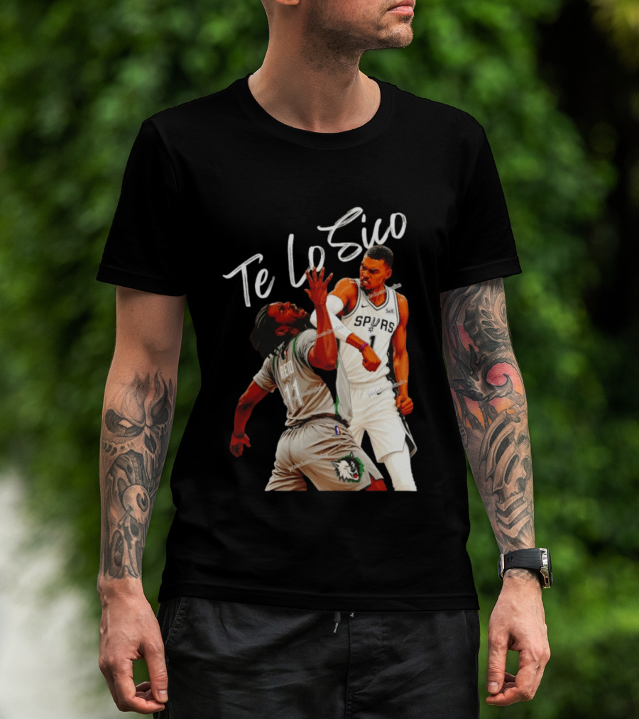 San Antonio Spurs Basketball Te Lo Sico Wemby Elbow Reid T-Shirt