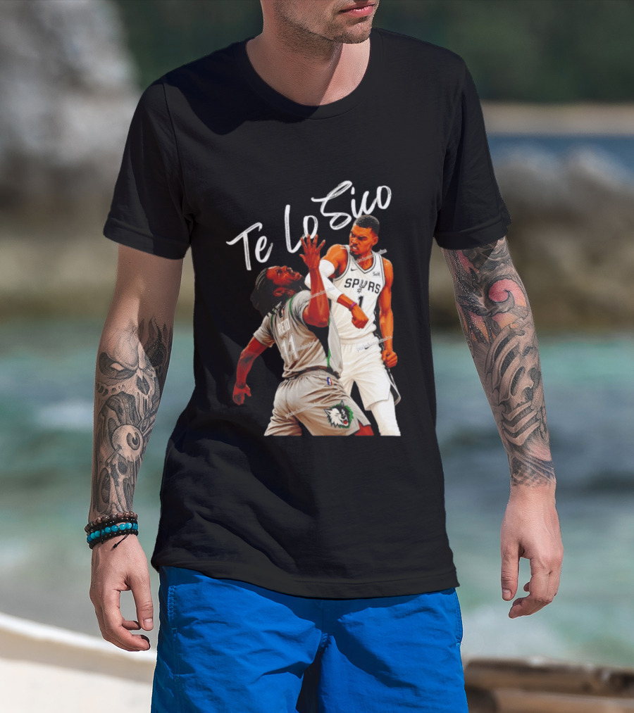 San Antonio Spurs Basketball Te Lo Sico Wemby Elbow Reid T-Shirt