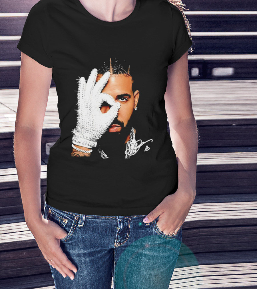 The Iceman Drake Rhinestone Glove T-Shirt