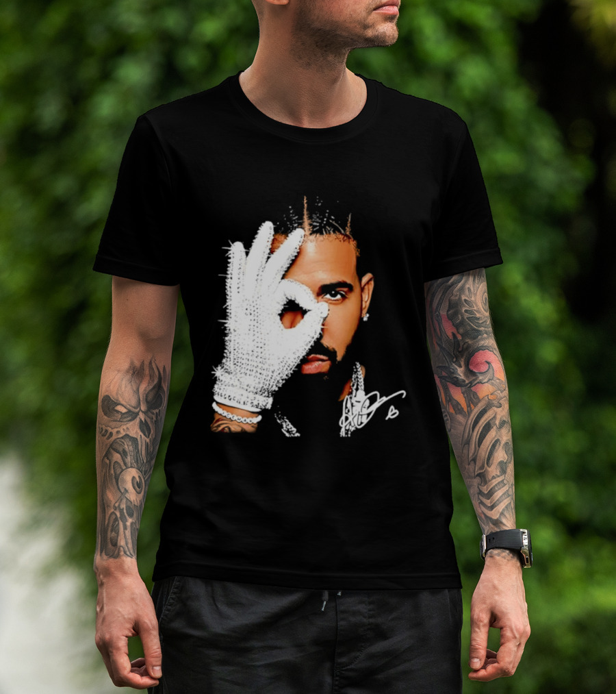 The Iceman Drake Rhinestone Glove T-Shirt