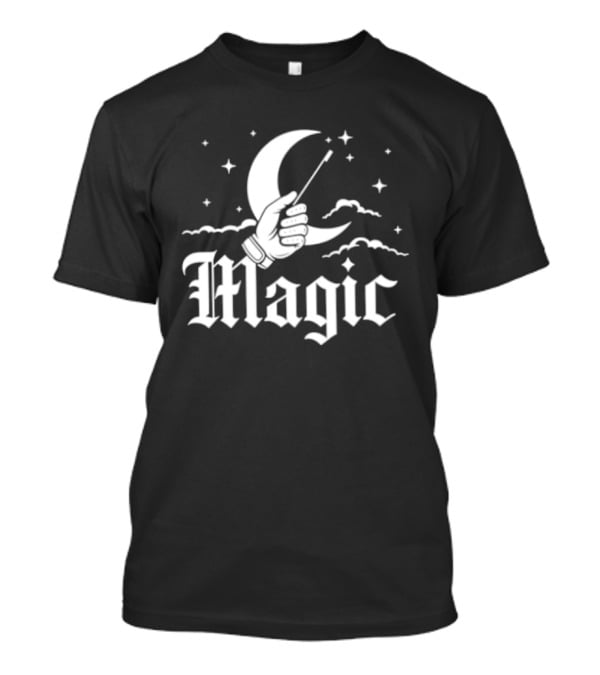 Magic Chicago White Sox Baseball Moon Hand Stars T-Shirt