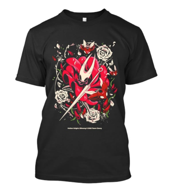 Hollow Knight Silksong Hornet Little Spider Floral T-Shirt
