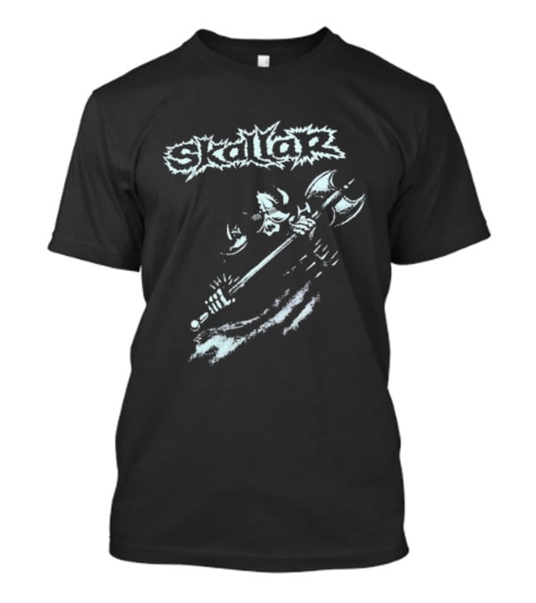 Skallar Death Metal Band Skull Axe T-Shirt